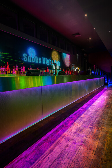 DSC0706 
 Snobs Nightclub - Birmingham, UK
Copyright - Richard Southall 
 Keywords: Snobs, Nightclub, Birmingham, UK, bar, iconic, dance, club, city, centre, queens, way, copyright, richard, southall, emphasis, photography, photographer