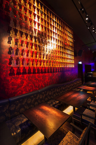 Buddha Bar Knightsbridge London DSC6906 
 Buddha Bar - Knightsbridge, London, UK
Copyright - Richard Southall 
 Keywords: Buddha, Bar, Knightsbridge, London, UK, restaurant, pan, asian, 145, sw1x, 7pa,
Copyright, Richard, Southall, photographer, photography, emphasis,