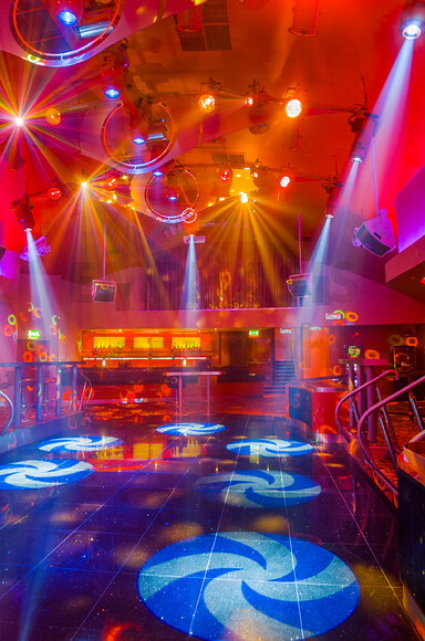 8N4T3719 
 Lava Ignite Nightclub - Chesterfield, UK
Copyright - Richard Southall 
 Keywords: Chesterfield, Copyright, Design, Ignite, Lava, Nightclub, Richard, Southall, architectural, architecture, bar, centre, city, club, dance, deltic, emphasis, interior, leisure, luminar, night, photographer, photography, uk, venue