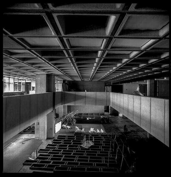 img192 
 Birmingham Central Library Project
Copyright - Richard Southall 
 Keywords: Birmingham, Central, Library, Project, brutalism, architecture, interior, 60s, decay, concrete, chamberlain, square, demolition, Copyright, Richard, Southall, emphasis, photography, photographer